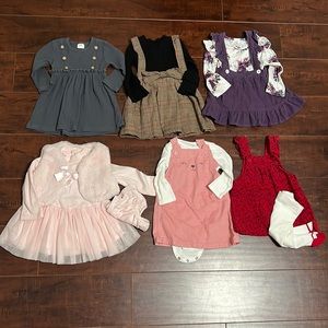 6-9 months baby girl clothing